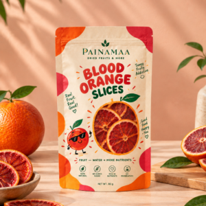 Dehydrated blood orange slices by Painamaa